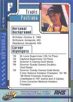 2000 Road Champs AXS #NNO Travis Pastrana Back
